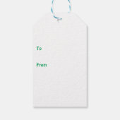 Clover Lovers Pizza St. Patrick’s Day Cadeaulabel (Achterkant)