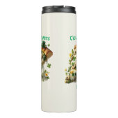 Clover Lovers Pizza St. Patrick's Day Thermosbeker (Achterkant)