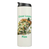 Clover Lovers Pizza St. Patrick's Day Thermosbeker (Geroteerd rechts)