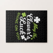 Clover Luck Charm: May the Clover's Luck Shine Legpuzzel (Horizontaal)