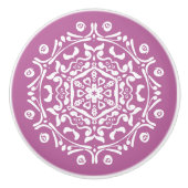 Clover Mandala Keramische Knop (Voorkant)