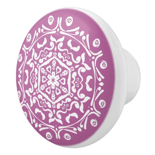 Clover Mandala Keramische Knop (Rechts)