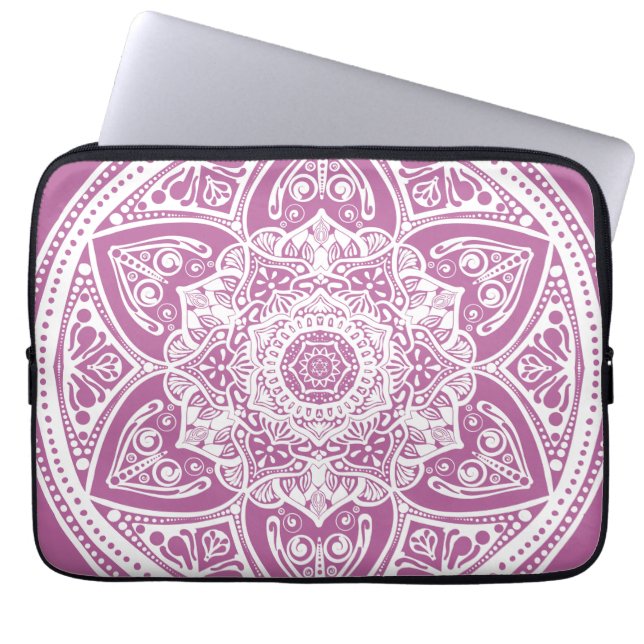 Clover Mandala Laptop Sleeve (Voorkant)