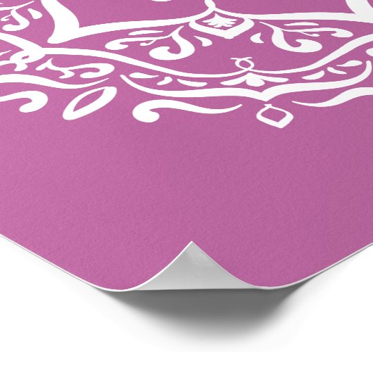 Clover Mandala Poster (Hoek)