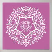 Clover Mandala Poster (Voorkant)