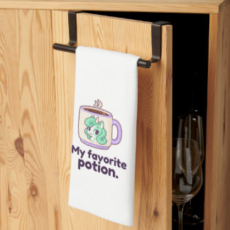 Clover Mijn Favoriete Toverdrank Keukendoek Koffie Theedoek