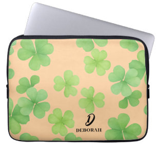 Clover Monogram Laptophoes Laptop Sleeve