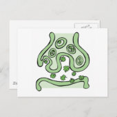 Clover Neurotransmitters Briefkaart (Voorkant / Achterkant)