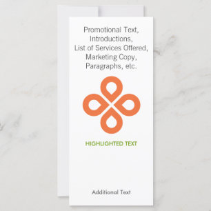 CLOVER ONTWERP in ORANJE - RACK KAART