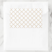Clover Patroon 1 Sand Rechthoekige Sticker (Tas)