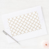 Clover Patroon 1 Sand Rechthoekige Sticker (Envelop)