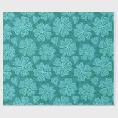 Clover-patroon Cadeaupapier (Vlak)