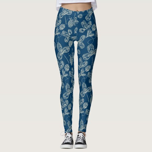 Clover-patroon Leggings (Voorkant)