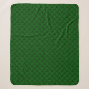 Clover-patroon Sherpa Deken