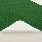 Clover-patroon Sherpa Deken (3/4)