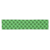 Clover Pattern Irish Shamrock Bold Botanical Korte Tafelloper (Horizontaal)