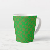Clover Pattern Latte Mok (Rechterhoek)