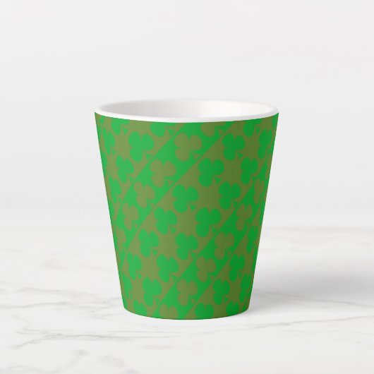 Clover Pattern Latte Mok (Voorkant)