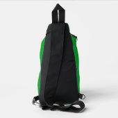 Clover Persoonlijk Patroon Sling Bag (Achterkant)