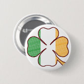 CLOVER PIN RONDE BUTTON 5,7 CM (Voorkant /achterkant)