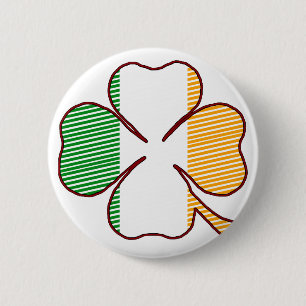 CLOVER PIN RONDE BUTTON 5,7 CM
