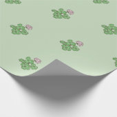 Clover Plant Flower Green Simple Elegant Cadeaupapier (Hoek)