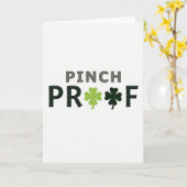 Clover Proof Groene St. Patrick Kaart (Gele Bloem)