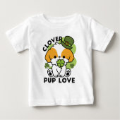 Clover Pup Love - St. Patrick's Day Dog Design (Voorkant)