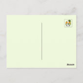 Clover Pup Love - St. Patrick's Day Dog Design Briefkaart (Achterkant)