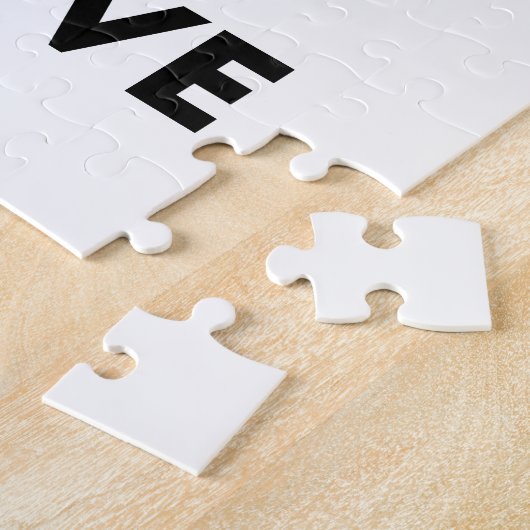 Clover Pup Love - St. Patrick's Day Dog Design Legpuzzel (Zijkant)