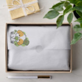 Clover Pup Love - St. Patrick's Day Dog Design Tissuepapier (Geschenk)