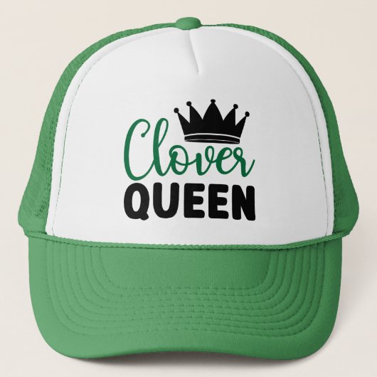 Clover Queen Charm Design-60278 Trucker Pet (Voorkant)