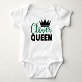 Clover Queen - St. Patrick's Day Design Romper (Voorkant)