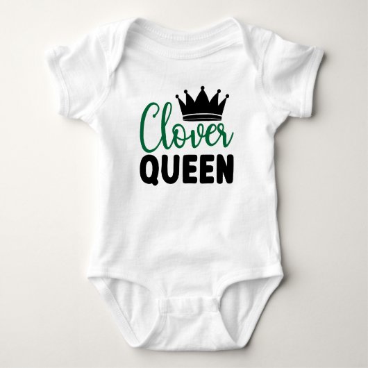 Clover Queen - St. Patrick's Day Design Romper (Voorkant)
