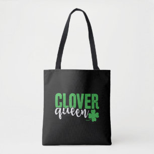 Clover Queen St. Patricks Day Tote Bag