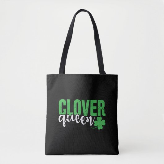 Clover Queen St. Patricks Day Tote Bag (Voorkant)
