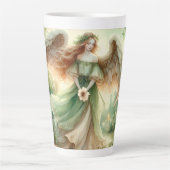 Clover Sereniteit Engel Latte Mok (Voorkant)