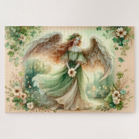 Clover Sereniteit Engel Legpuzzel (Horizontaal)