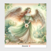 Clover Sereniteit Engel Sticker (Vel)