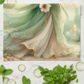 Clover Sereniteit Engel Theedoek (Gevouwen)