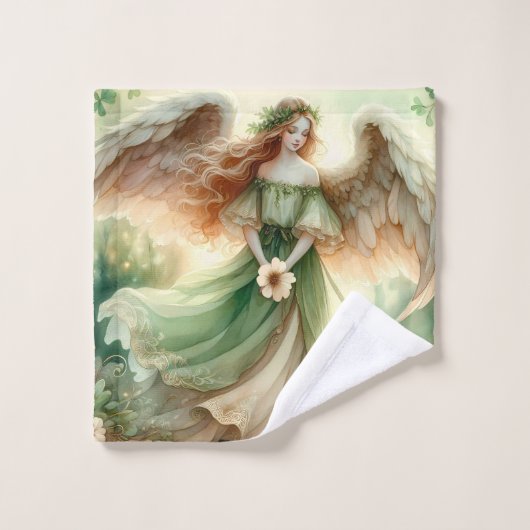 Clover Serenity Angel Bad Handdoek (Wasdoekje)