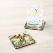 Clover Serenity Angel Bier Onderzetter (Rechterzijde)