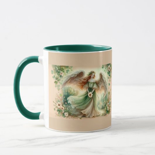 Clover Serenity Angel Coffee Cup Mug Mok (Links)