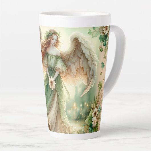 Clover Serenity Angel Latte Mok (Rechterhoek)