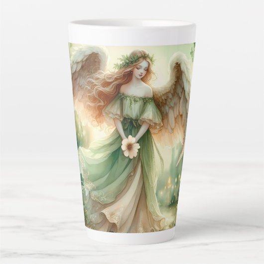 Clover Serenity Angel Latte Mok (Voorkant)