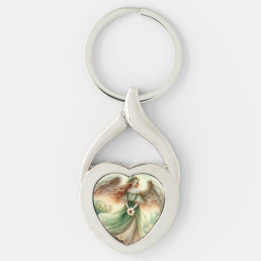 Clover Serenity Angel Sleutelhanger (Voorkant)