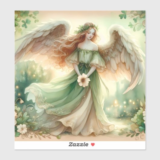 Clover Serenity Angel Sticker (Vel)