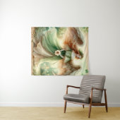 Clover Serenity Angel Wandkleed (In Situ (horizontaal))