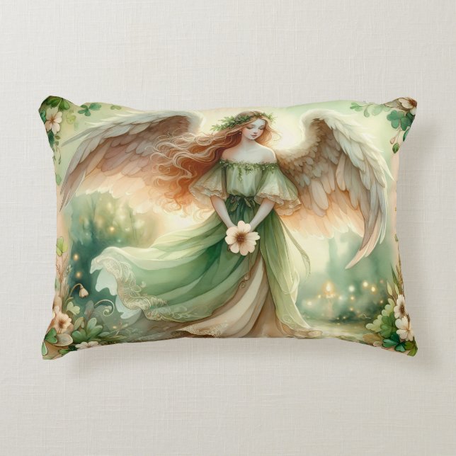 Clover Serenity Engel Accent Kussen (Voorkant)