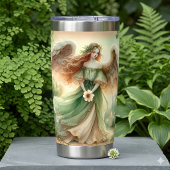 Clover Serenity Engel Geïsoleerde Drinkbeker